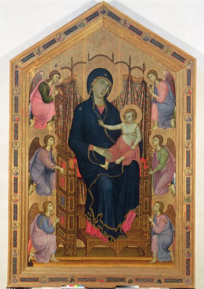 Madonna col Bambino (Madonna Rucellai), 1285 da Duccio di Buoninsegna